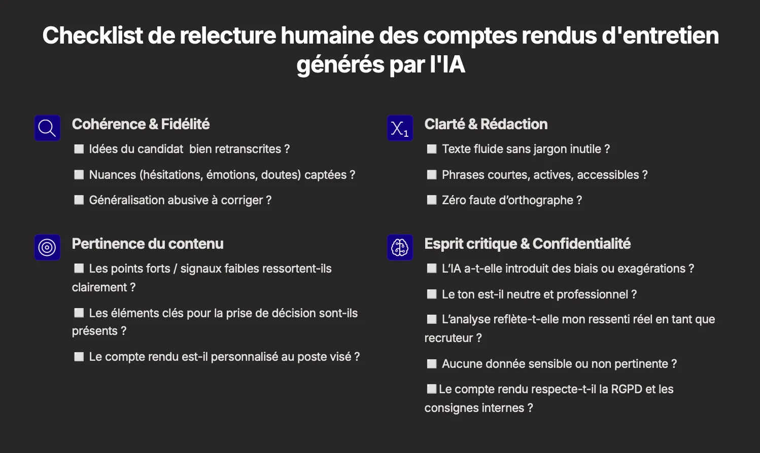 Compte-rendus d'entretien sans friction : l'IA vous fait gagner du temps et de la clarté