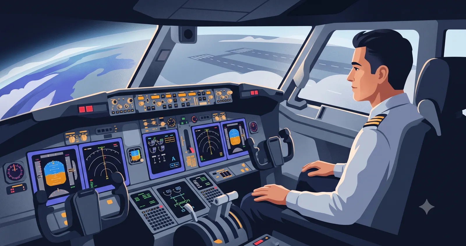 Un pilote supervise seul des instruments qui fonctionnent en autonomie
